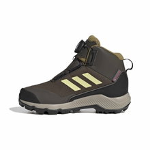 adidas Winter-Wanderschuhe Terrex Winter Boa Mid Rain.RDY (wasserdicht) braun/olivegrün Kinder