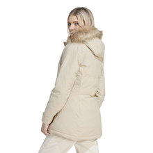 adidas Wintermantel Hooded Fur Parka (wasserabweisend) beige Damen