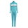 adidas Trainingsanzug Seasonal Essentials Tiberio 3-Streifen tealblau Kinder