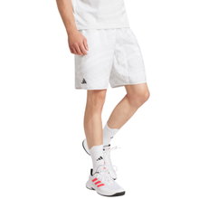 adidas Club Climacool Graphic Tennis Shorts 7in short white/grey men's