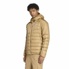 adidas zimowa kurtka puchowa Terrex Xperior CLIMAWARM+ brązowa męska