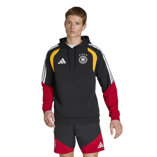 adidas Kapuzenpullover Deutschland 26 Tiro Sweat Hoodie (Baumwolle) schwarz Herren