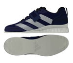 adidas Fitnessschuhe Adipower Weightlifting III (Gewichtheberschuh) dunkelblau/silber Herren