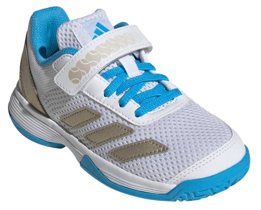 adidas Tennisschuhe Courtflash CF C Allcourt (Klettverschluss) 2025 weiss/blau Kinder