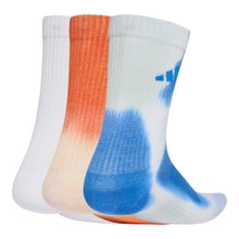 adidas Sports Socks Crew Tie-Dye orange/blue/white - 3 pairs