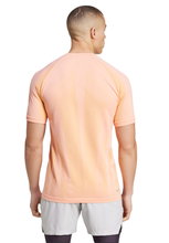 adidas Tennis T-shirt Pro Seamless Aeroready FreeLift (moisture-absorbing) bright orange men's