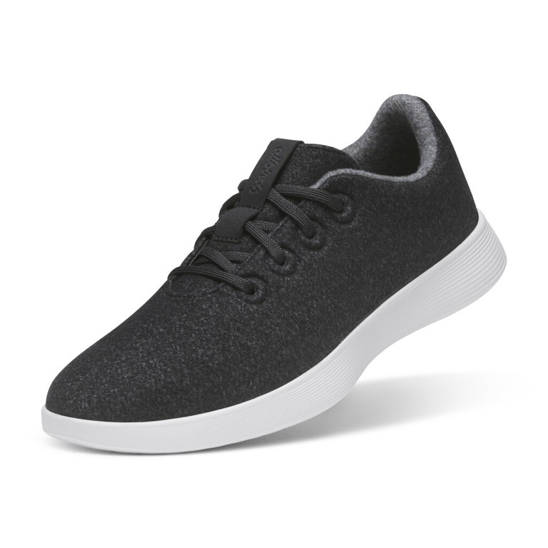 allbirds Sneaker Wool Runner NZ (Merinowolle) schwarz/weiss Herren