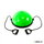 TOOLZ Balance Ball mit Griffen (für Ganzkörpertraining) grün