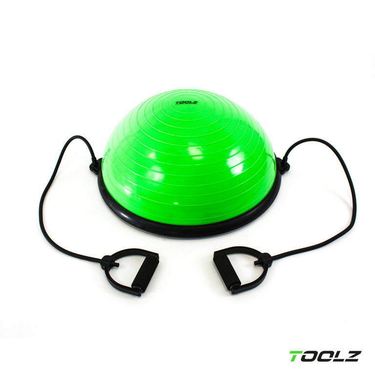 TOOLZ Balance Ball with Handles (for Full Body Training) green