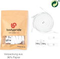 bodypride sznurówki płaskie modny biały 120cm - 1 para