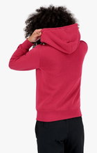Champion Kapuzenpullover (Hoodie gefüttert) American Classic kleiner Logo Schriftzug magentarot Damen
