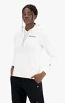 Champion Kapuzenpullover (Hoodie gefüttert) American Classic kleiner Logo Schriftzug weiss Damen