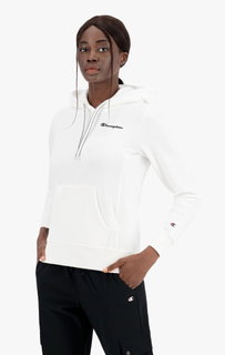 Champion Hoodie (Hoodie lined) American Classic small logo lettering white Women