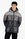 Champion Steppjacke - wattierte Kapuzenjacke mit Farbverlaufsbahnen - schwarz Herren