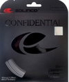 Solinco Tennissaite Confidential (Haltbarkeit+Spielgefühl) grau 12m Set