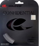 Solinco Tennissaite Confidential (Haltbarkeit+Spielgefühl) grau 12m Set