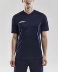 Craft Sport-Tshirt (Trikot) Squad Solid - lockere Schnitt, schnelltrocknend - navyblau Herren