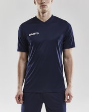 Craft Sport T-shirt (Jersey) Squad Solid - loose fit, quick-drying - navy blue Men