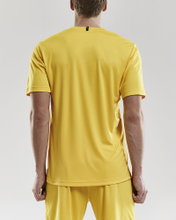 Craft Sport-Tshirt (Trikot) Squad Solid - lockere Schnitt, schnelltrocknend - gelb Herren