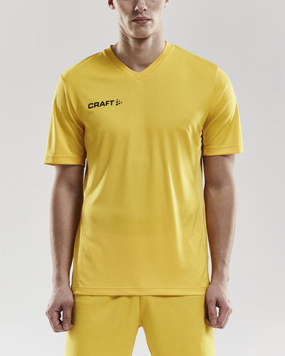 Craft Sport-Tshirt (Trikot) Squad Solid - lockere Schnitt, schnelltrocknend - gelb Herren
