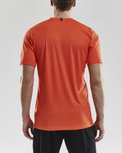 Craft Sport-Tshirt (Trikot) Squad Solid - lockere Schnitt, schnelltrocknend - orange Herren