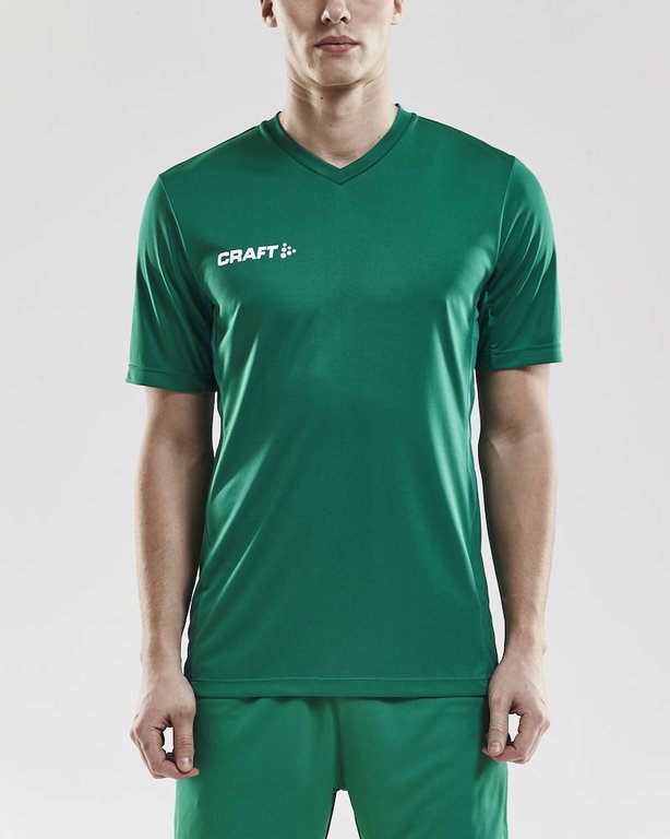 Craft Sport-Tshirt (Trikot) Squad Solid - lockere Schnitt, schnelltrocknend - grün Herren