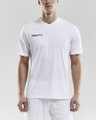 Craft Sport-Tshirt (Trikot) Squad Solid - lockere Schnitt, schnelltrocknend - weiss Herren