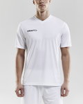Craft Sport T-shirt (Jersey) Squad Solid - loose fit, quick-drying - white Men