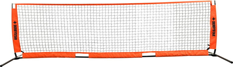 Derbystar Football Tennis Net (including net and transport bag) orange 600x87cm
