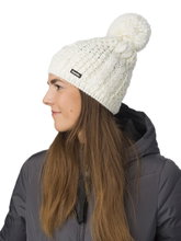 Eisbär Strickmütze (Pompon) Afra Damen - weiss - 1 Stück