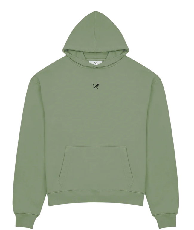 distorted people Kapuzenpullover Classic Oversized Hoodie grün Herren
