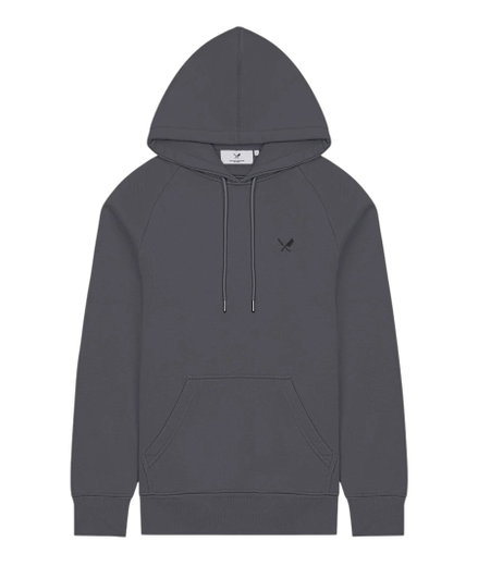 distorted people Kapuzenpullover Classic Raglan Hoodie dunkelgrau Herren