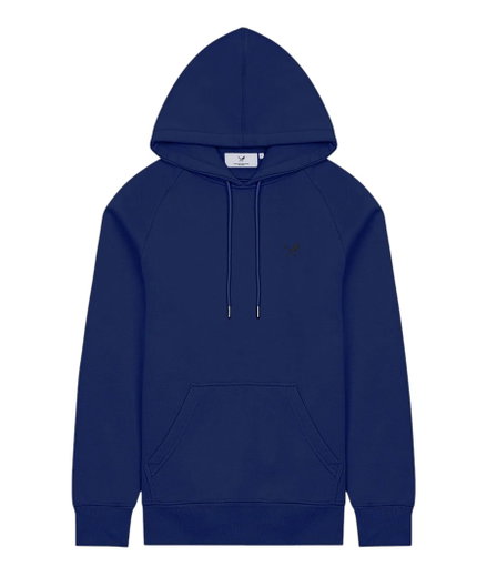 zniekształcone postacie klasyczny raglanowy hoodie niebieski mężczyźni
