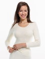 Medima Unterwäsche Langarmshirt (Angora/Baumwolle) weiss Damen (Gr. S-L)
