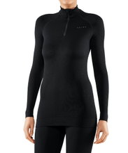 Falke Functional Underwear Long Sleeve Maximum Warm Half-Zip - black Women