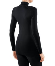 Falke Functional Underwear Long Sleeve Maximum Warm Half-Zip - black Women