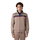 Fila Freizeit-Sportjacke Sagano (Sweatjacke, 100% Polyester) Full Zip - taupebraun Herren
