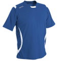 GECO Sport-Tshirt Levante (100% Polyester) blau/weiss Herren
