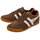 Gola Sneaker Harrier Suede-Leder dunkelbraun/weiss/rot Sneaker Herren