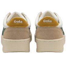Sneaker Gola Grandslam Trident biały/zielony/żółty damski