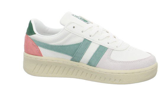 Gola Sneaker Grandslam Trident weiss/grün/rosa Damen