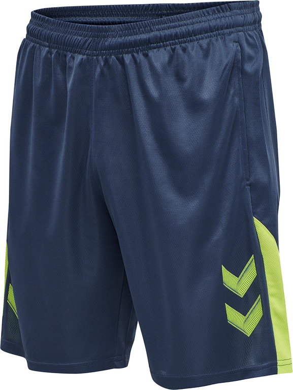 hummel Sports Shorts hmlLEAD Trainer short (side pockets, mesh material) denim blue Men