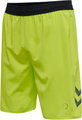 hummel Sporthose Short hmlLEAD Training kurz (ultra-dehnbares Gewebe, mittlere Länge) limegrün Herren