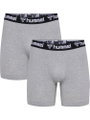 hummel Unterwäsche Boxershort hmlBoxer (Baumwolle) grau Herren - 2er Pack