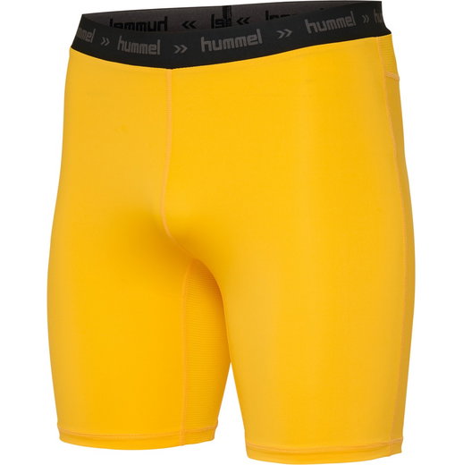 hummel Bielizna Bokserki Performance Tight (Poliester, dopasowane) żółty Mężczyźni