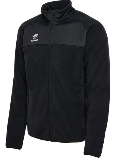 hummel Fleecejacke hmlGO (Seitentaschen mit Reißverschluss) schwarz Herren