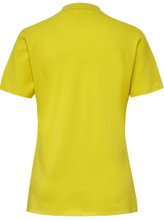 hummel Sport/Leisure Polo hmlGO 2.0 (Organic Cotton) Short Sleeve Yellow Women