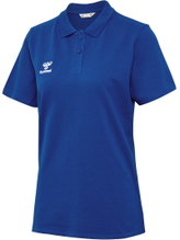 hummel Sport/Freizeit-Polo hmlGO 2.0 (Bio-Baumwolle) Kurzarm dunkelblau Damen