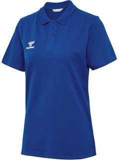 hummel Sport/Freizeit-Polo hmlGO 2.0 (Bio-Baumwolle) Kurzarm dunkelblau Damen