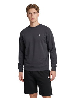 hummel Freizeit-Pullover hmlPULSE Sweat Crewneck dunkelgrau Herren